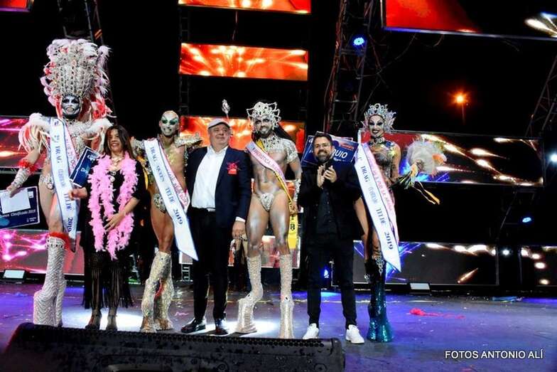 Imagen de la última Gala Drag del Carnaval de Telde (Foto Antonio Alí)
